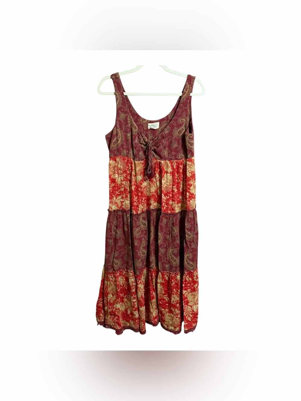 Y2K Denim & Supply Ralph Lauren Boho Hippie Cotton Baby Doll Dress